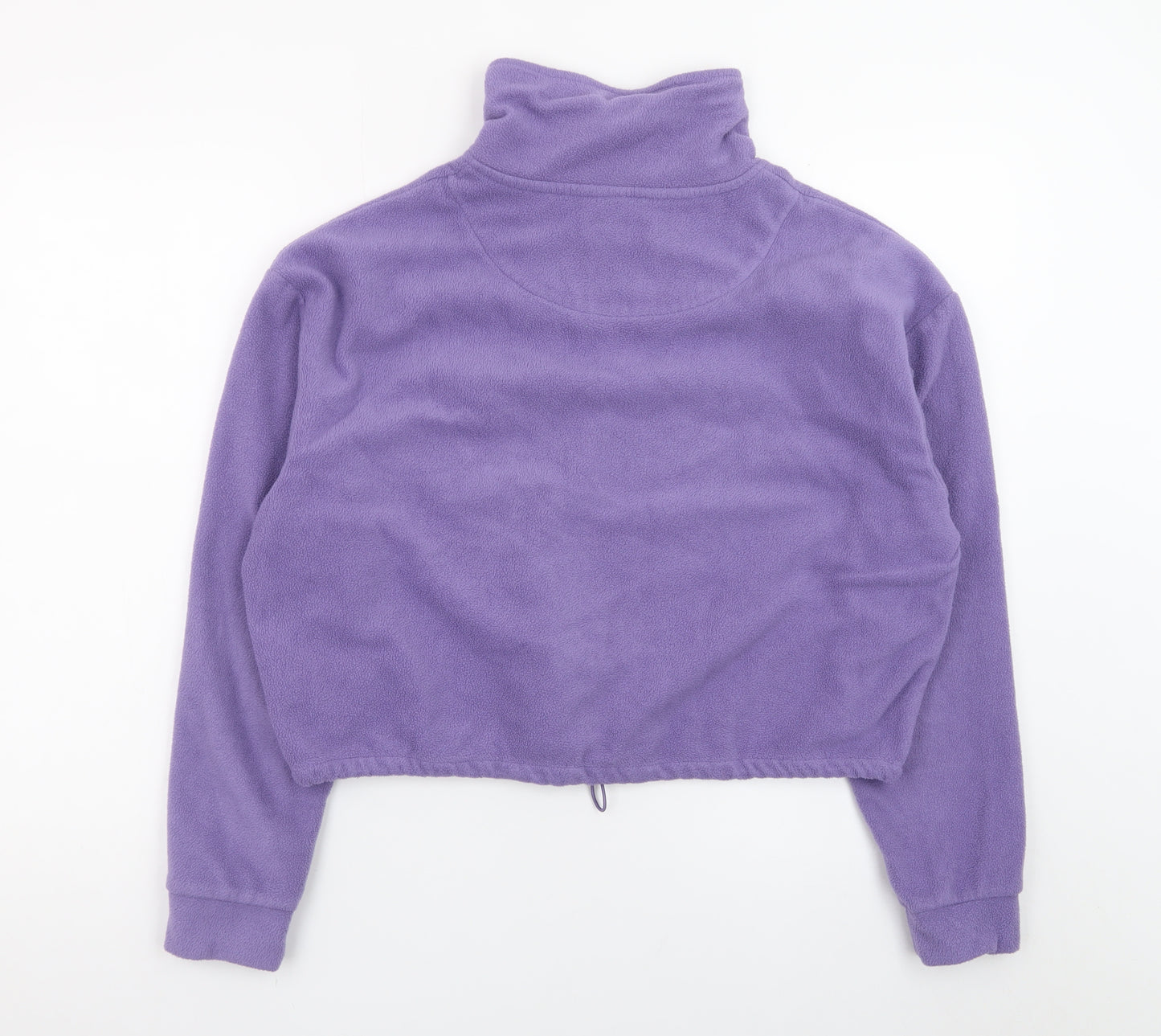 Brave Soul Women’s Purple Fleece 1/4 Zip Pullover Sweatshirt Size S