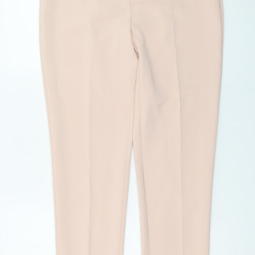 Marks and Spencer Women’s Beige Cropped Slim Trousers Size 12