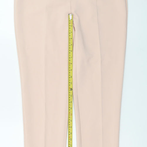 Marks and Spencer Women’s Beige Cropped Slim Trousers Size 12