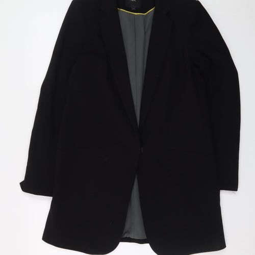 Next Women’s Black Mid-Length Blazer Jacket Size 12 Workwear