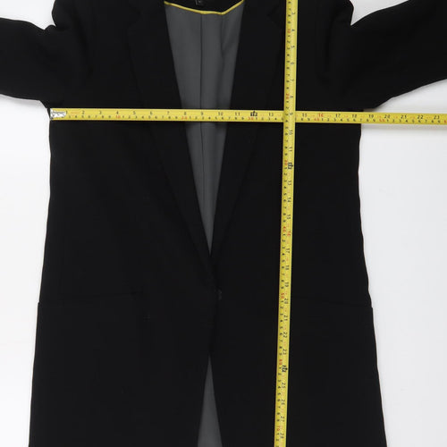 Next Women’s Black Mid-Length Blazer Jacket Size 12 Workwear