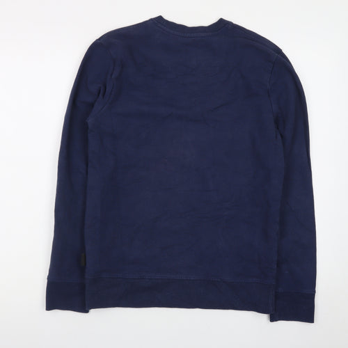 Patagonia Men's Blue Regular Fit Long Sleeve Crew Neck Sweatshirt S