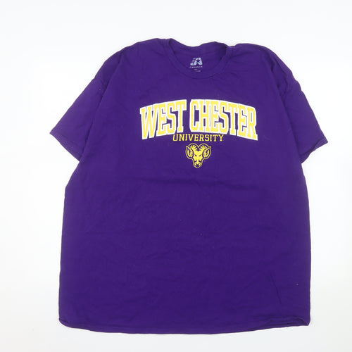 J America Men's Purple West Chester University 2XL Graphic T-Shirt