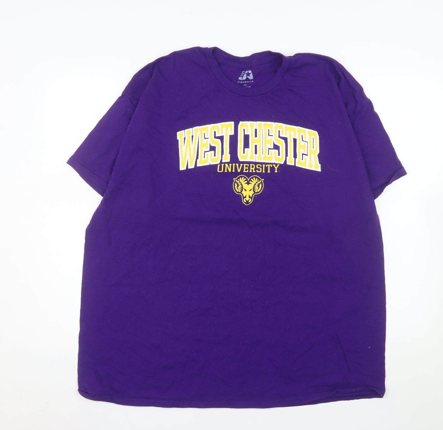 J America Men's Purple West Chester University 2XL Graphic T-Shirt