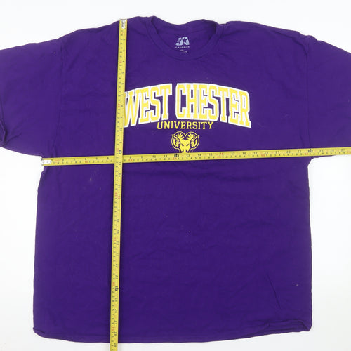 J America Men's Purple West Chester University 2XL Graphic T-Shirt