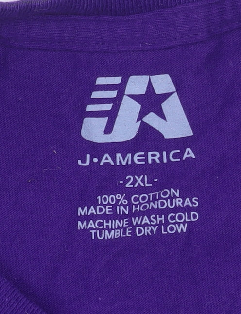 J America Men's Purple West Chester University 2XL Graphic T-Shirt