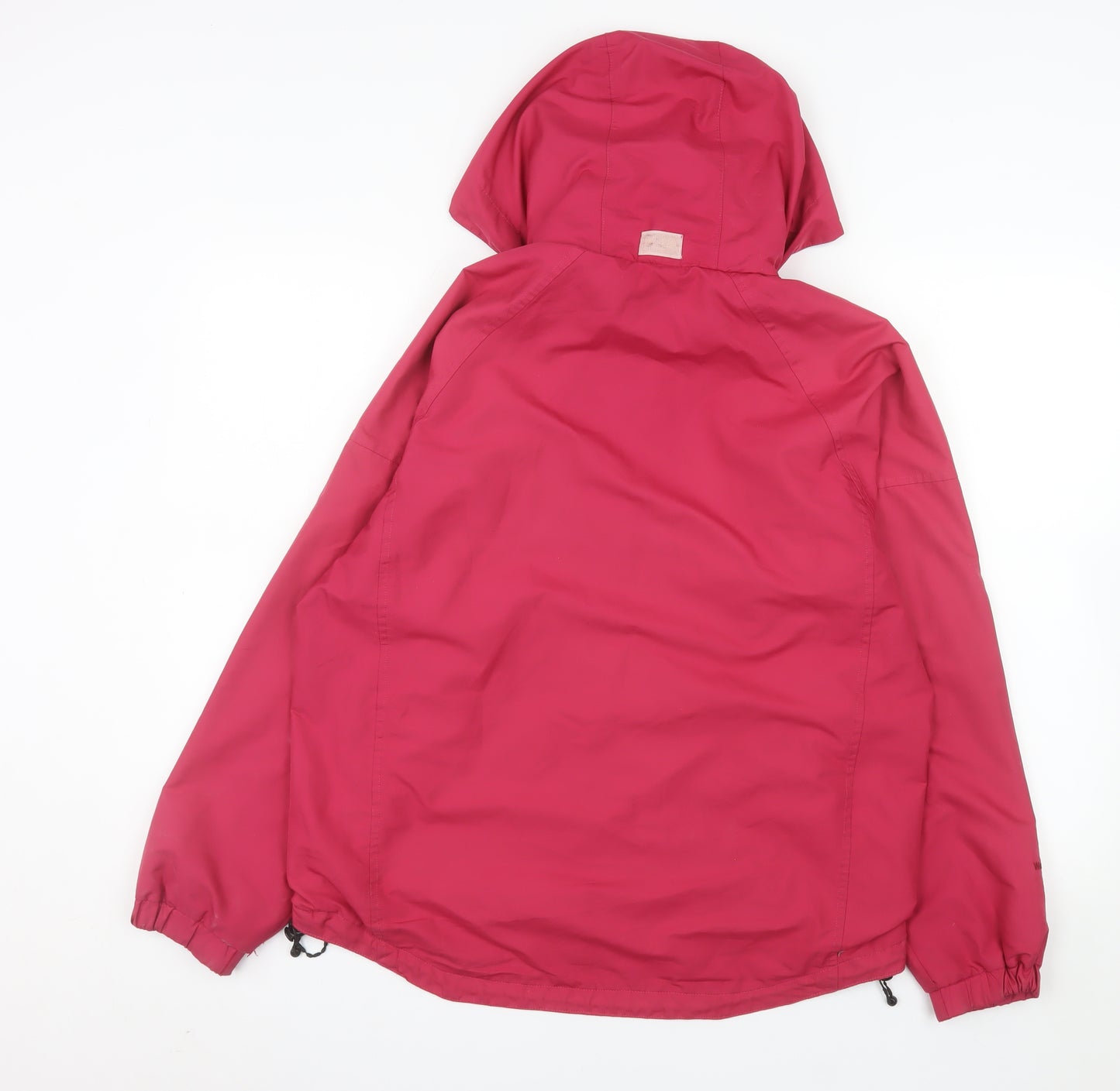 Outdoorscene Women's Pink Waterproof Hooded Rain Jacket Size 10