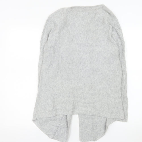 Star by Julien Macdonald Women's Grey V-Neck Cardigan Size 14