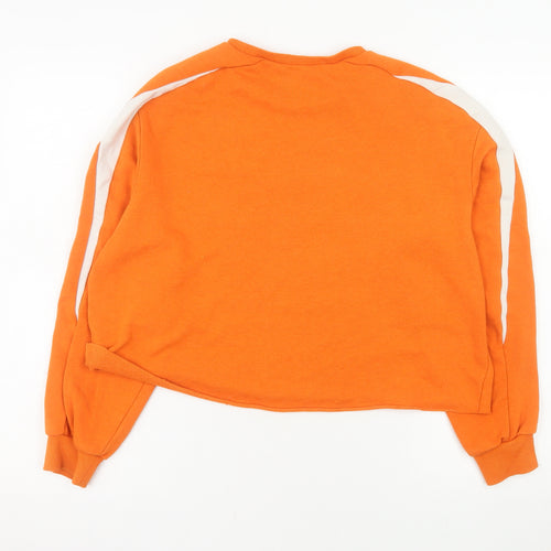 H&M Divided Women's Orange USA Louisiana 1994 Cropped Sweatshirt S