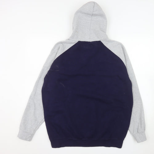 Luton Town Football Club Men's Blue Grey Pullover Hoodie XL
