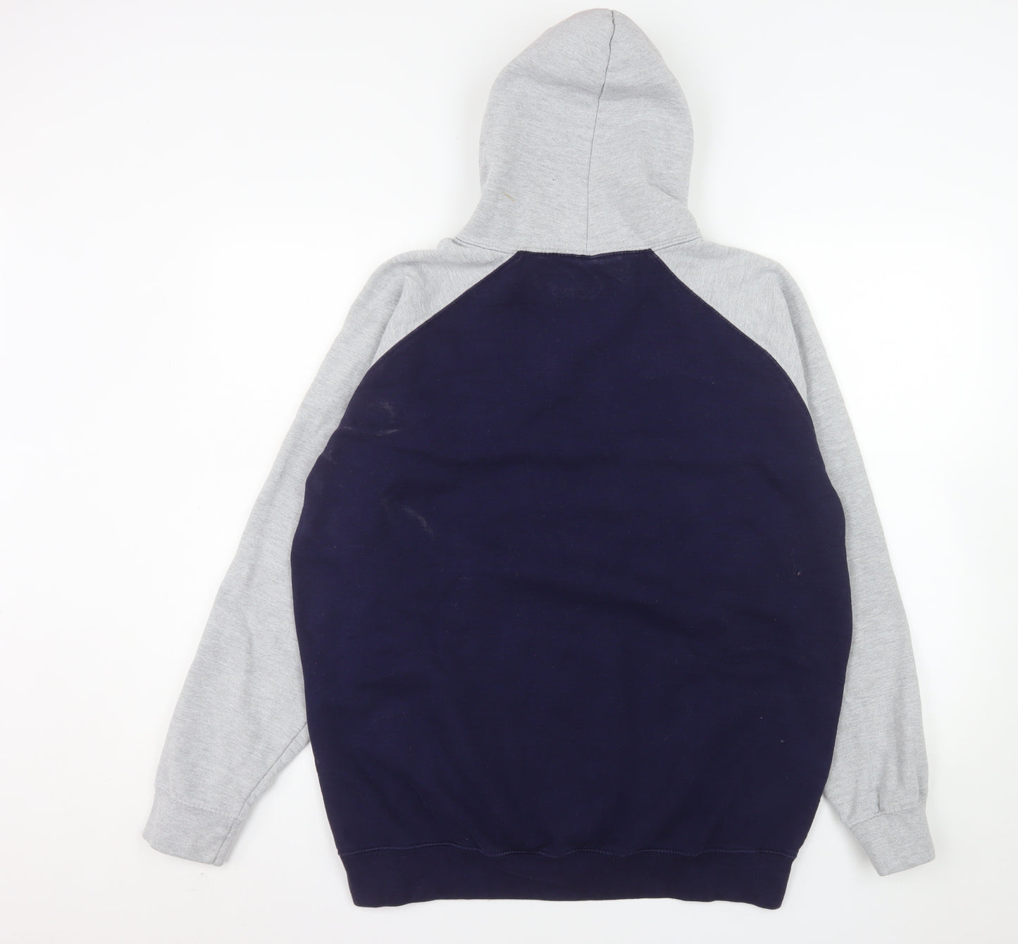 Luton Town Football Club Men's Blue Grey Pullover Hoodie XL