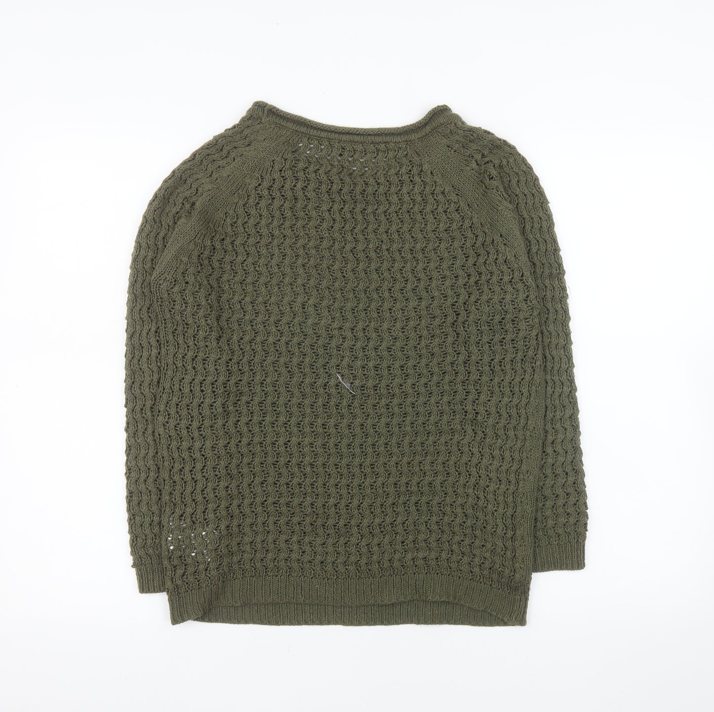 Esmara Women’s Green Acrylic Chunky Knit Jumper Size 12