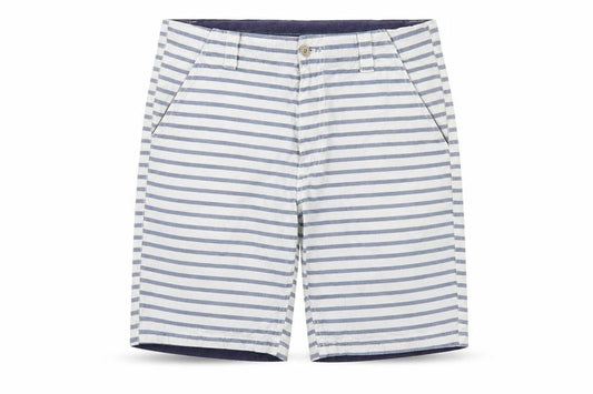 CENTERED Men's Blue Striped Chino Shorts Size M