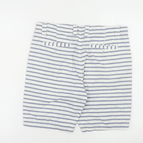CENTERED Men's Blue Striped Chino Shorts Size M
