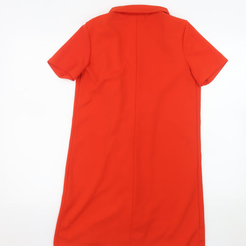 Zara Women’s Red Mid-Length Short Sleeve Blazer Dress M