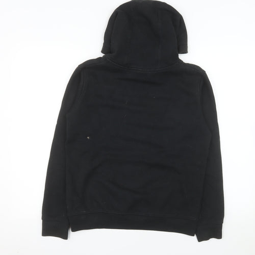 NBA Boys Black Hoodie 14-16 Years Pullover Basketball Logo Sweatshirt