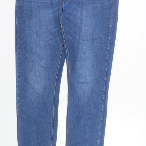 Diesel Womens Blue Slim Fit Mid Rise Stretch Skinny Jeans Size 16