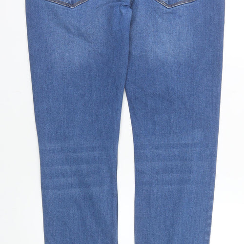 Diesel Womens Blue Slim Fit Mid Rise Stretch Skinny Jeans Size 16