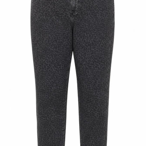 Mint Velvet Womens Black Leopard Skinny Jeans Size 12R