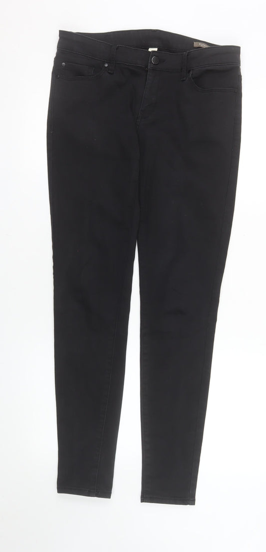 Mango Women’s Black Skinny Mid Rise Stretch Jeans Size 12