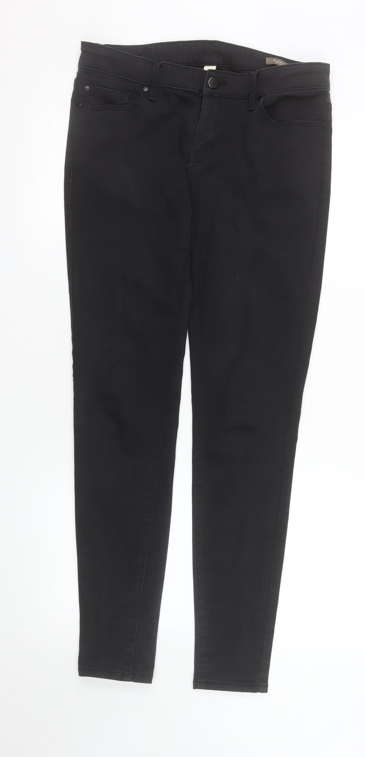 Mango Women’s Black Skinny Mid Rise Stretch Jeans Size 12