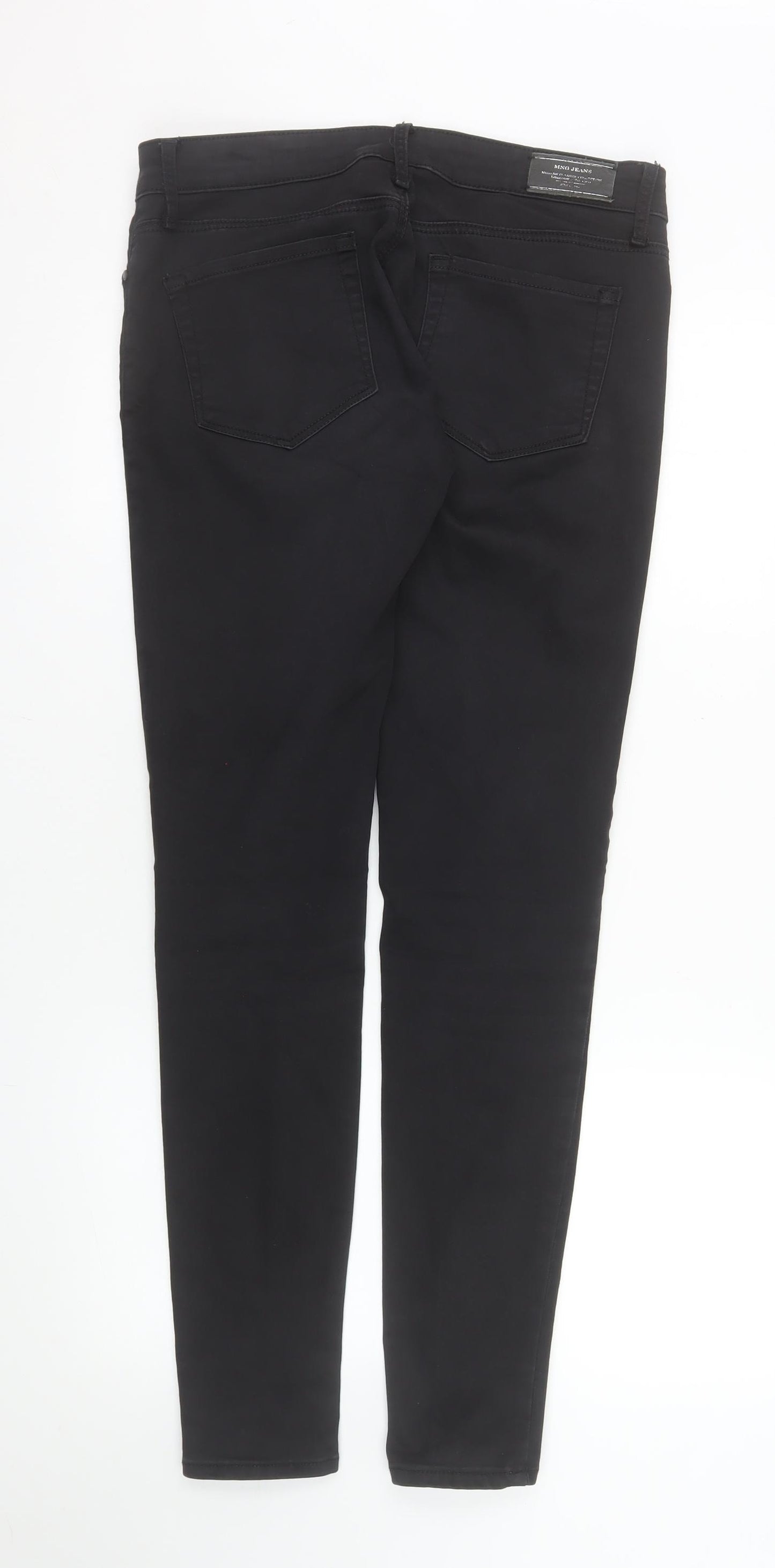 Mango Women’s Black Skinny Mid Rise Stretch Jeans Size 12
