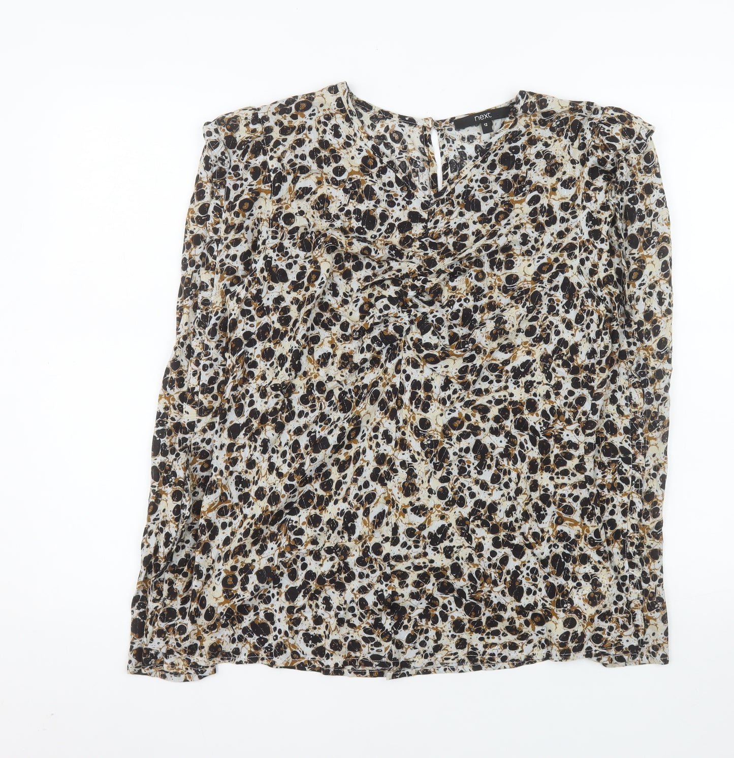 Next Women’s Multicoloured Animal Print Tunic Blouse Size 12