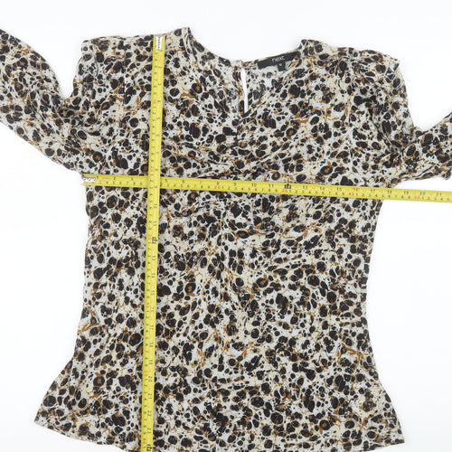 Next Women’s Multicoloured Animal Print Tunic Blouse Size 12