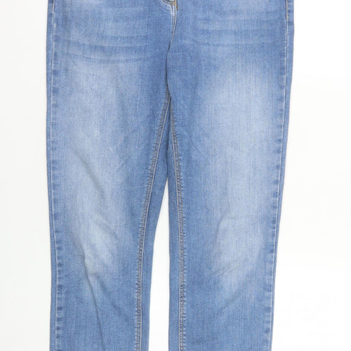 Motivi Women Blue Size 10 Straight Stretch Denim Jeans