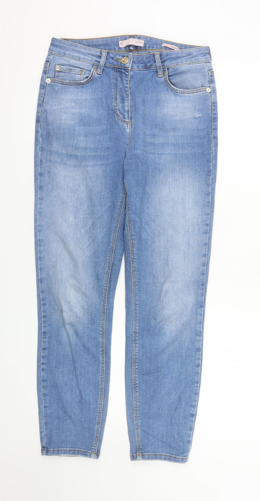 Motivi Women Blue Size 10 Straight Stretch Denim Jeans