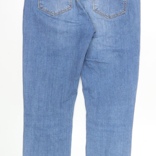 Motivi Women Blue Size 10 Straight Stretch Denim Jeans