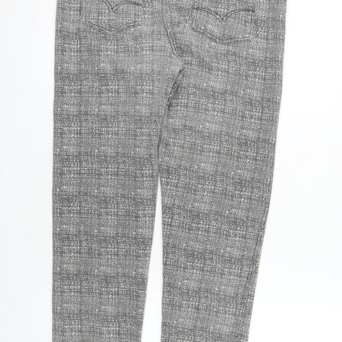 Lee Cooper Women Grey Slim Fit Jegging Trousers Size 12