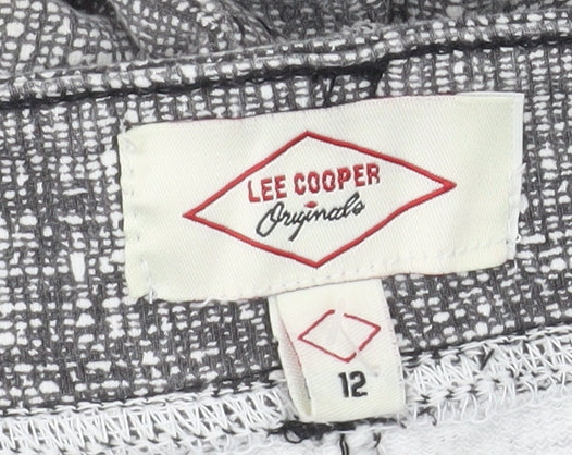 Lee Cooper Women Grey Slim Fit Jegging Trousers Size 12
