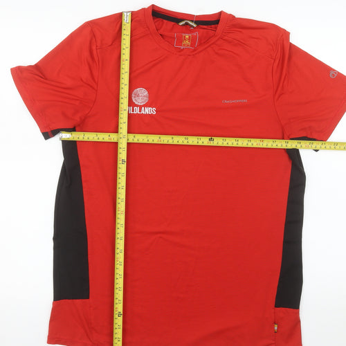 Craghoppers Men's Red Short Sleeve Active T-Shirt Size M
