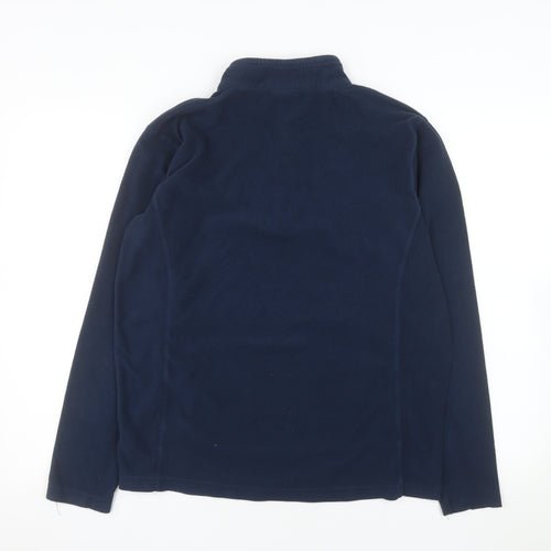 Columbia Men's Blue Fleece 1/4 Zip Pullover Jacket Size M