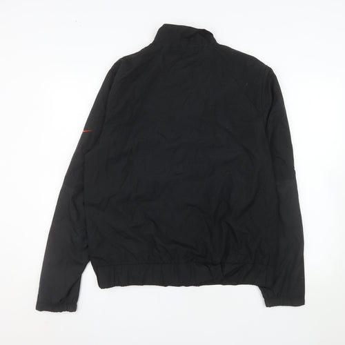 Nike Men's Black L Windbreaker Sports Jacket Full Zip