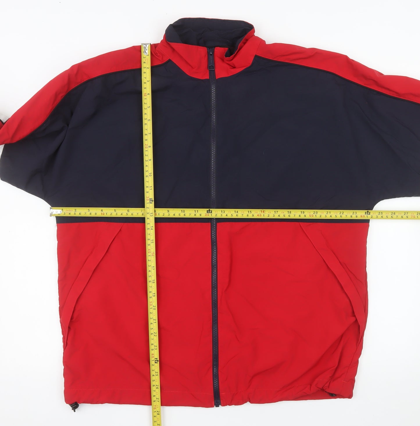 Carhartt WIP Men's Red Navy Terrace Windbreaker Jacket Size M