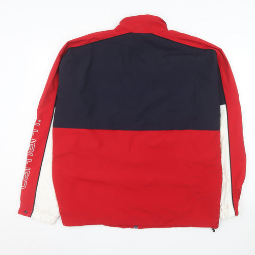 Carhartt WIP Men's Red Navy Terrace Windbreaker Jacket Size M