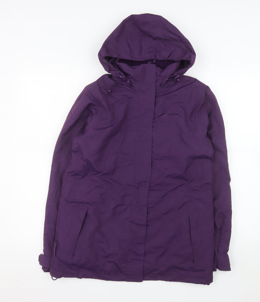 Mountain Warehouse Women's Purple Waterproof 3-in-1 Jacket UK 8