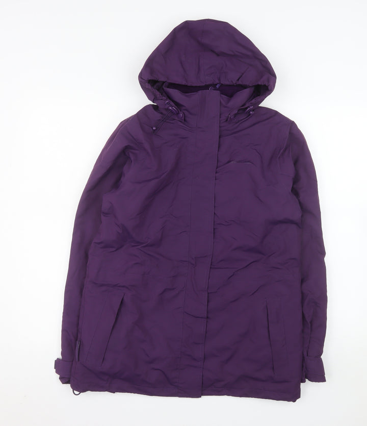 Mountain Warehouse Women's Purple Waterproof 3-in-1 Jacket UK 8