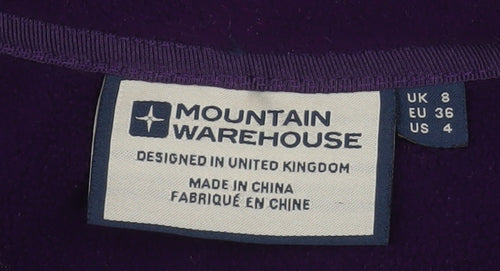 Mountain Warehouse Women's Purple Waterproof 3-in-1 Jacket UK 8