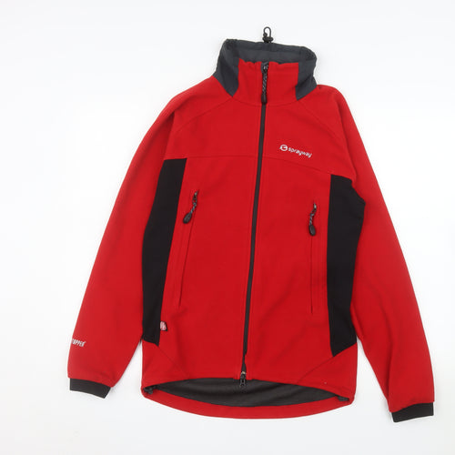 Sprayway Men's Red Softshell Jacket S Windproof Outdoor Fleece