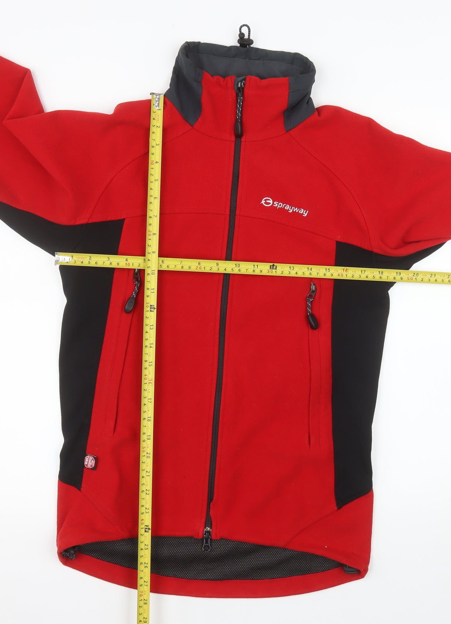 Sprayway Men's Red Softshell Jacket S Windproof Outdoor Fleece