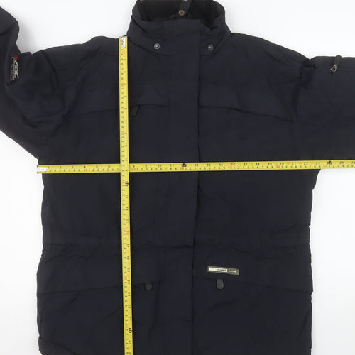 Chinook Men Black 40 Regular Hooded Parka Jacket Outdoor Winter Coat