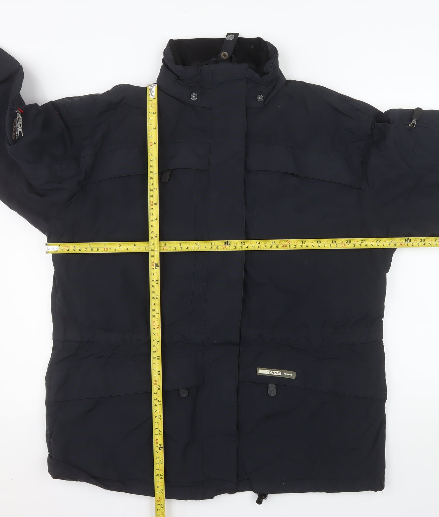 Chinook Men Black 40 Regular Hooded Parka Jacket Outdoor Winter Coat