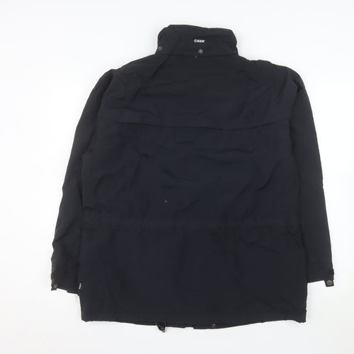 Chinook Men Black 40 Regular Hooded Parka Jacket Outdoor Winter Coat