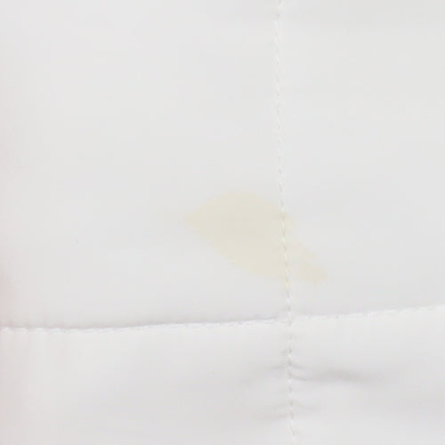 Woolworths Women's White Size 16 Puffer Jacket with Zip Pockets