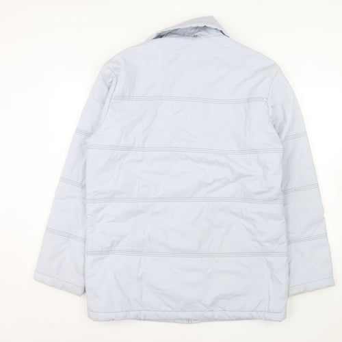 Tiklas Women's Grey Mid-Length Puffer Jacket Size 14 Winter Coat