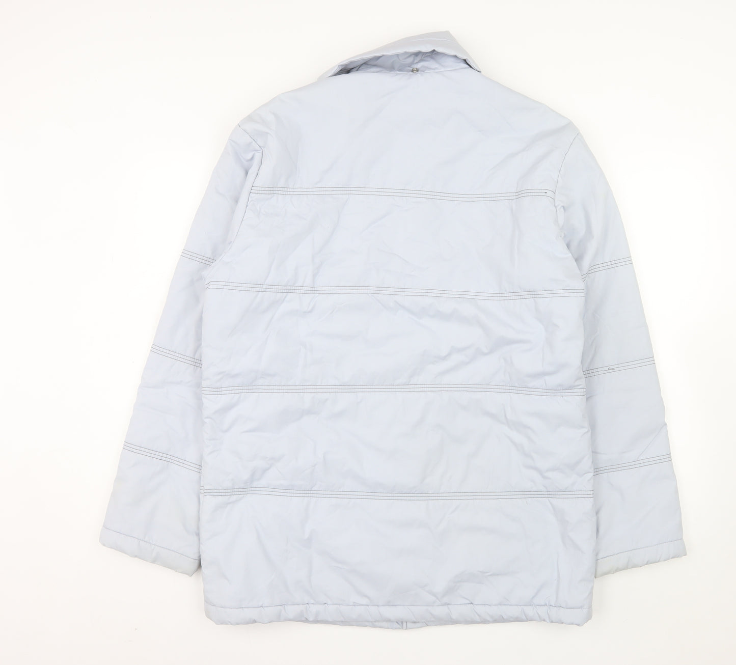Tiklas Women's Grey Mid-Length Puffer Jacket Size 14 Winter Coat