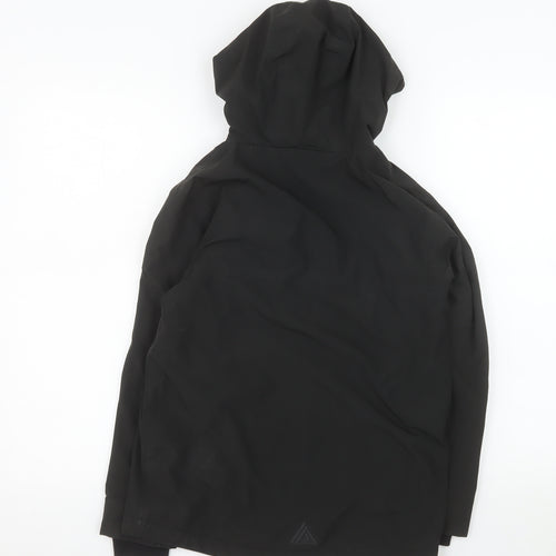Next Boys Black Hooded Waterproof Parka Coat 10 Years